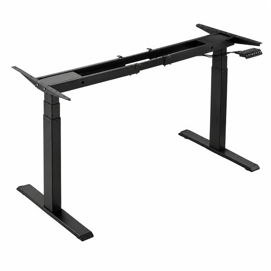 Bureau, réglable, coloris noir, pour l’espace de travail