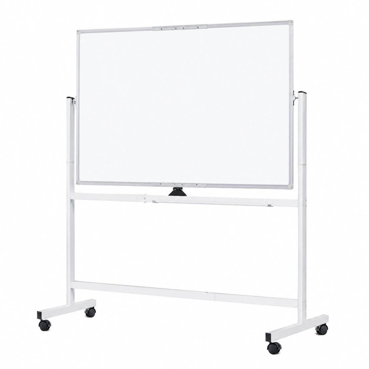 Bureau, en aluminium, 120 x 90 cm, coloris blanc, pour l’espace de travail