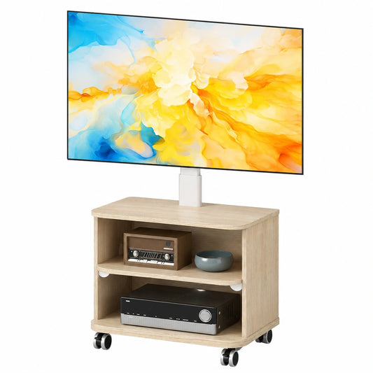 Meuble TV, réglable, sur roulettes, pour le salon